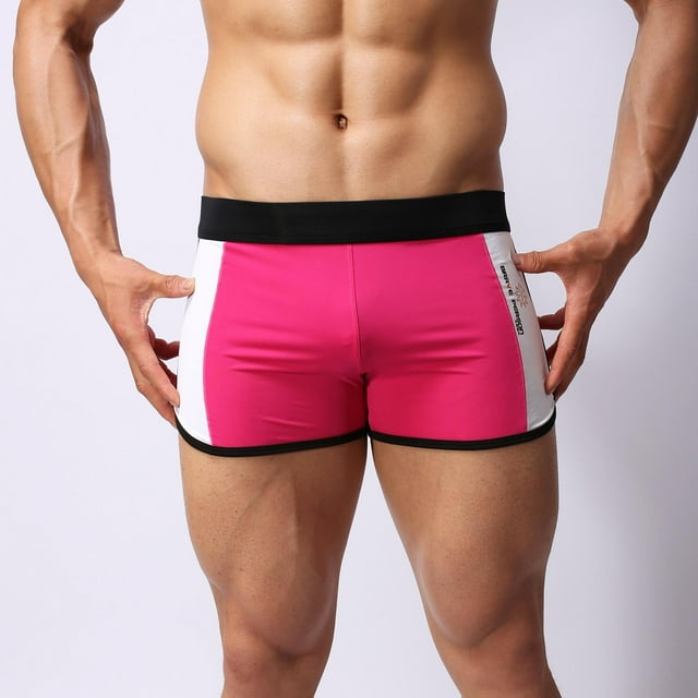 Kakii Men's Boxers Fashion Smooth Trunks Gym Shorts