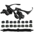 thumbnail image 3 of Oubit LED Head Mounted Magnifier,2.5X25X LED Headband Magnifier Headband Magnifier Magnifying Glass Achieve More, 3 of 9