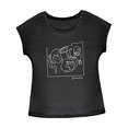 thumbnail image 4 of Camiseta para mujer, camiseta básica cómoda de verano para senderismo, viajes, compras, mujer XL, 4 of 7