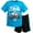 Blue / black, variant on Monster Jam Toddler Boys T-Shirt and Shorts Outfit Set Toddler to Big Kid