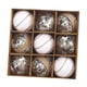 thumbnail image 5 of 9 bolas navideñas decorativas, decoración colgante para de Navidad, bolas irrompibles de 8 cm, adorno decorativo para corona de boda Estilo D, 5 of 8