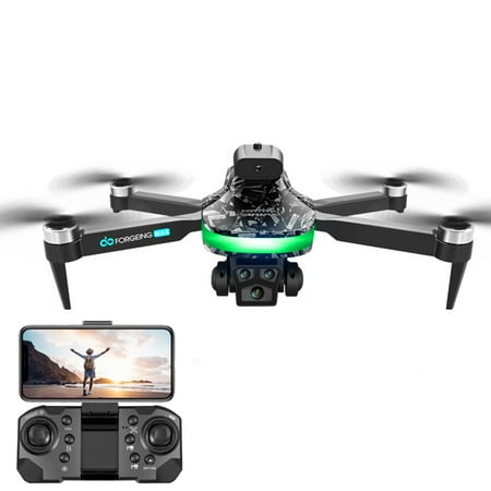 SPOORYYO 1080P HD FPV Drone with Camera - Foldable RC Quadcopter Altitude Hold Headless Mode Speed Adjustment for Kids & Teens