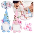 thumbnail image 2 of 2PCS Plush Dolls, Soft Cloth with Cotton, Standing Design, for Mother's Day/Valentine's Day/Birthdays, Home Window Decor, Cute with Flowers, 2 of 6