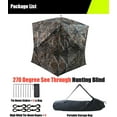 thumbnail image 7 of THUNDERBAY See Through Hunting Blind 270/360 Degree with Carrying Bag & Ground Stakes, 2-3 Person Pop Up Ground Blinds, Portable Durable Hunting Tent for Deer & Turkey Hunting, 7 of 7