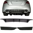 thumbnail image 2 of Ikon Motorsports Compatible with 09-15 Nissan Maxima ST Style Rear Under Diffuser Lip+Bumper Aprons Pairs, 2 of 3