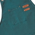 thumbnail image 3 of Delantal de lona Apron AFUN Chef para hombre y mujer, color verde oscuro, 3 of 7