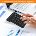 thumbnail image 5 of Teclado numérico inalámbrico, teclado numérico, teclado USB de 10 teclas, teclado numérico de contabilidad financiera para ordenador portátil, portátil, PC, escritorio, 5 of 5