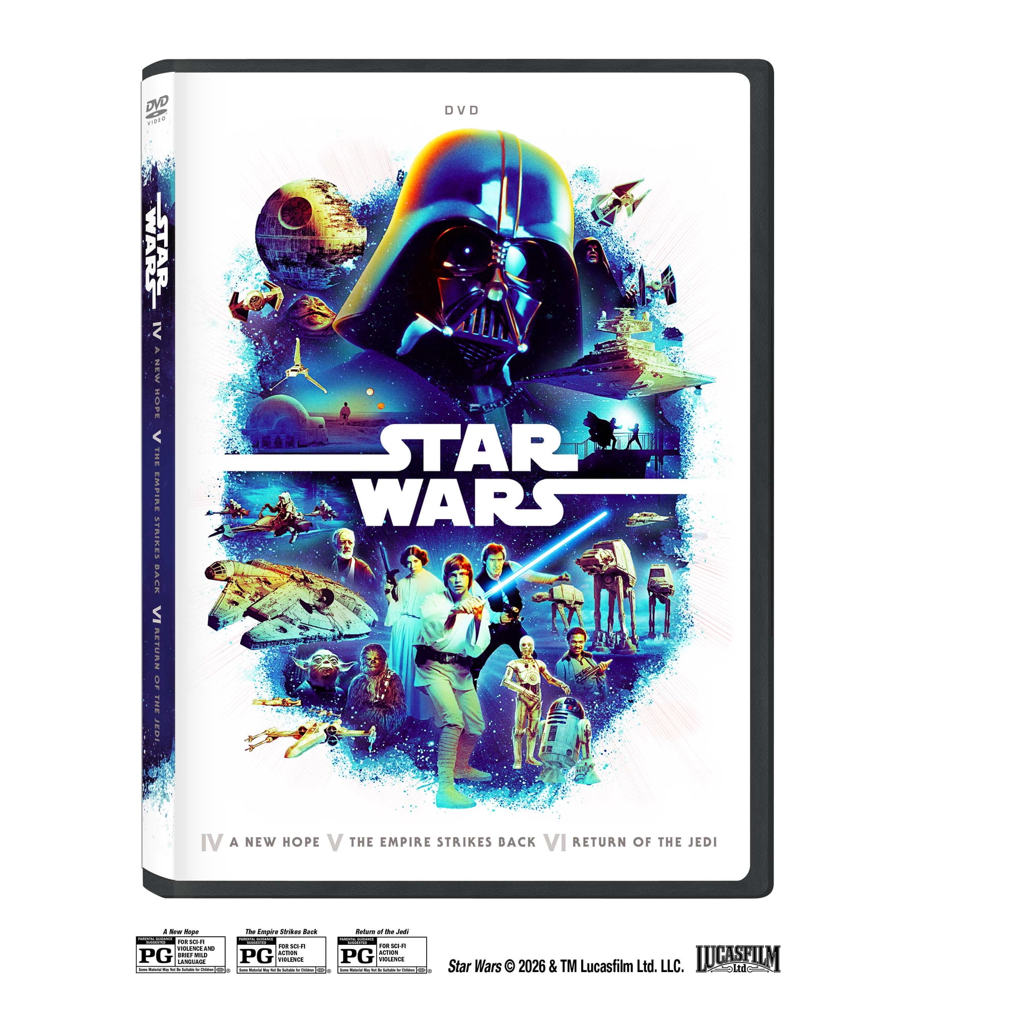 Star Wars: Original Trilogy (DVD) from Lucasfilm, full of action and adventure
