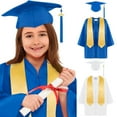 thumbnail image 7 of Toddler Primary School Graduation Cap And Gown For Toddlers Blue Cap And Gown Set Graduation Photography Outfit 6-7 Years Formal&nbsp;Outfits, 7 of 7