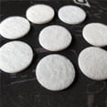 thumbnail image 6 of FRCOLOR 200pcs Round Felt Pads 1.2cm Diameter Floor Protector Pad for Table Chair Furniture (White), 6 of 6