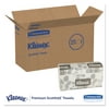 Kleenex Premiere Folded Towels, 7 4/5 x 12 2/5, White, 120/Pack, 25 Packs/Carton -KCC13253