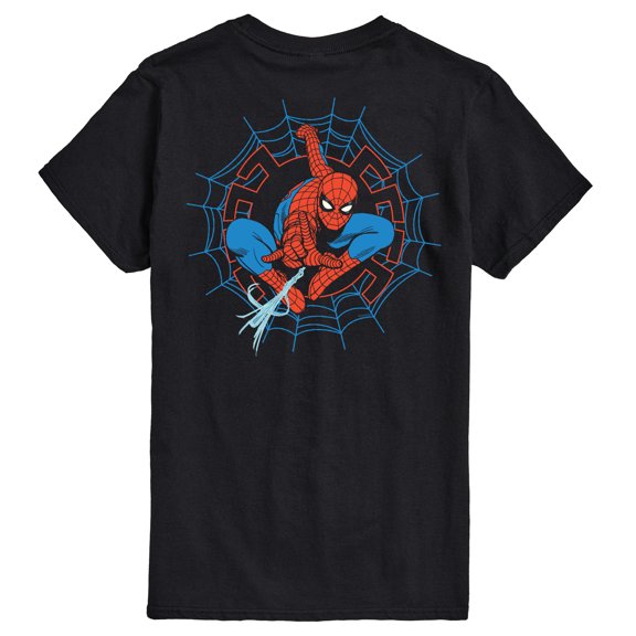 Marvel Your Friendly Neighborhood Spider-Man - Classic Spider Suit - Adult Short Sleeve Graphic T-Shirt
