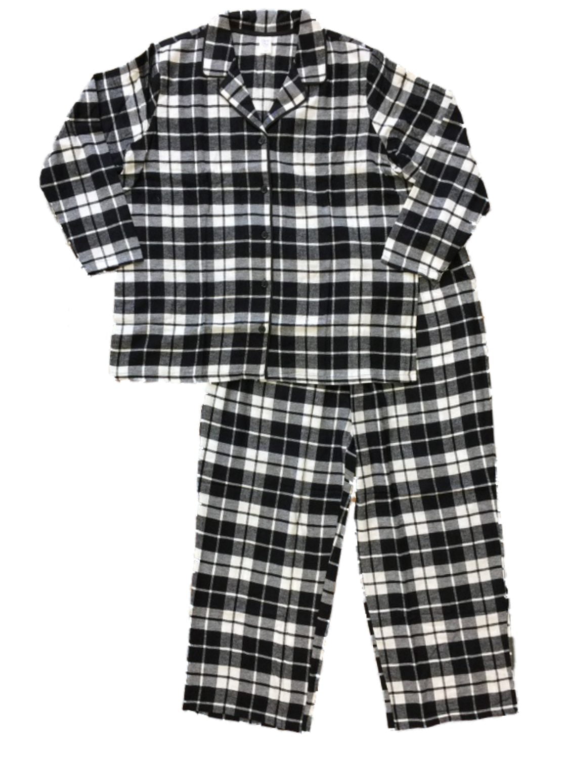 buffalo plaid jogger pajamas