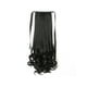 thumbnail image 5 of Seitruly Extensión de peluca de cola de caballo, pelucas largas de fibra de alta temperatura, peluquín Artificial Invisible para mujer, negro negro natural 38 cm, corto 2piezas, 5 of 6