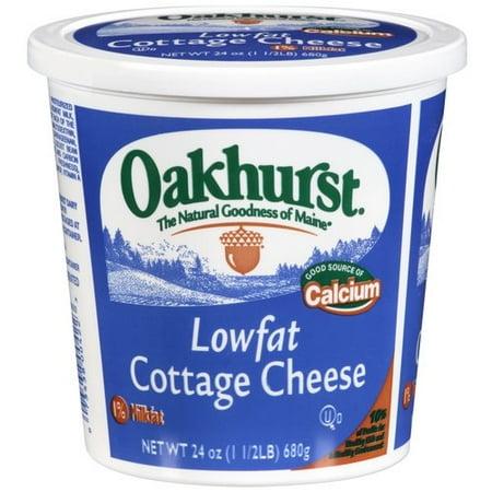 Oakhurst The Natural Goodness of Maine 1% Milkfat Cottage Cheese, 24 oz