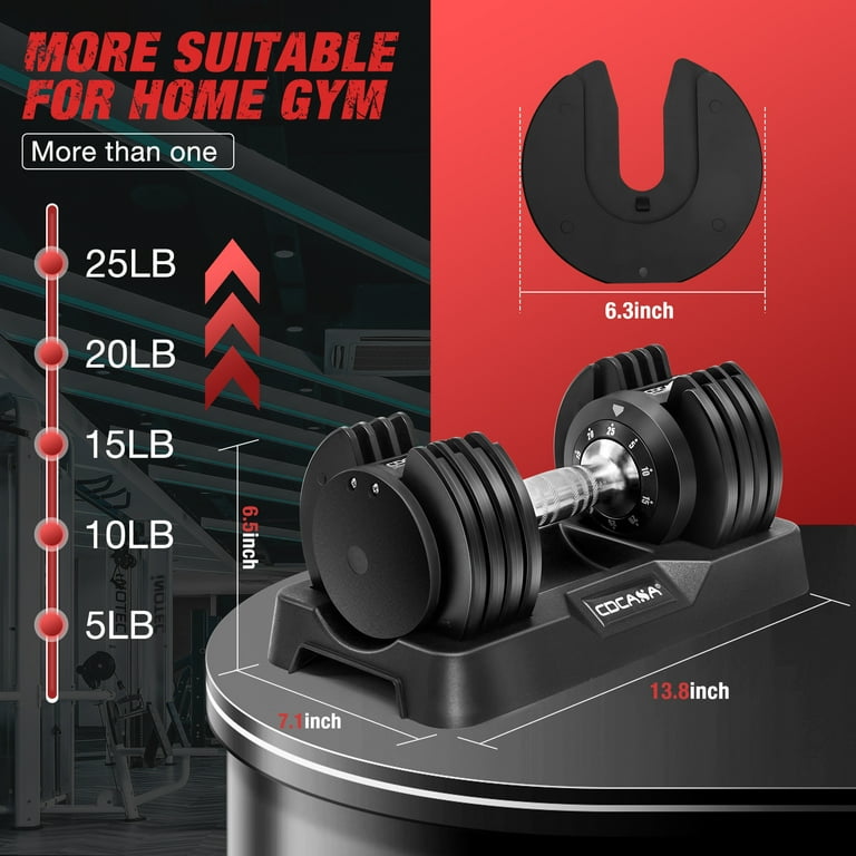 Cdcasa adjustable dumbbells hotsell