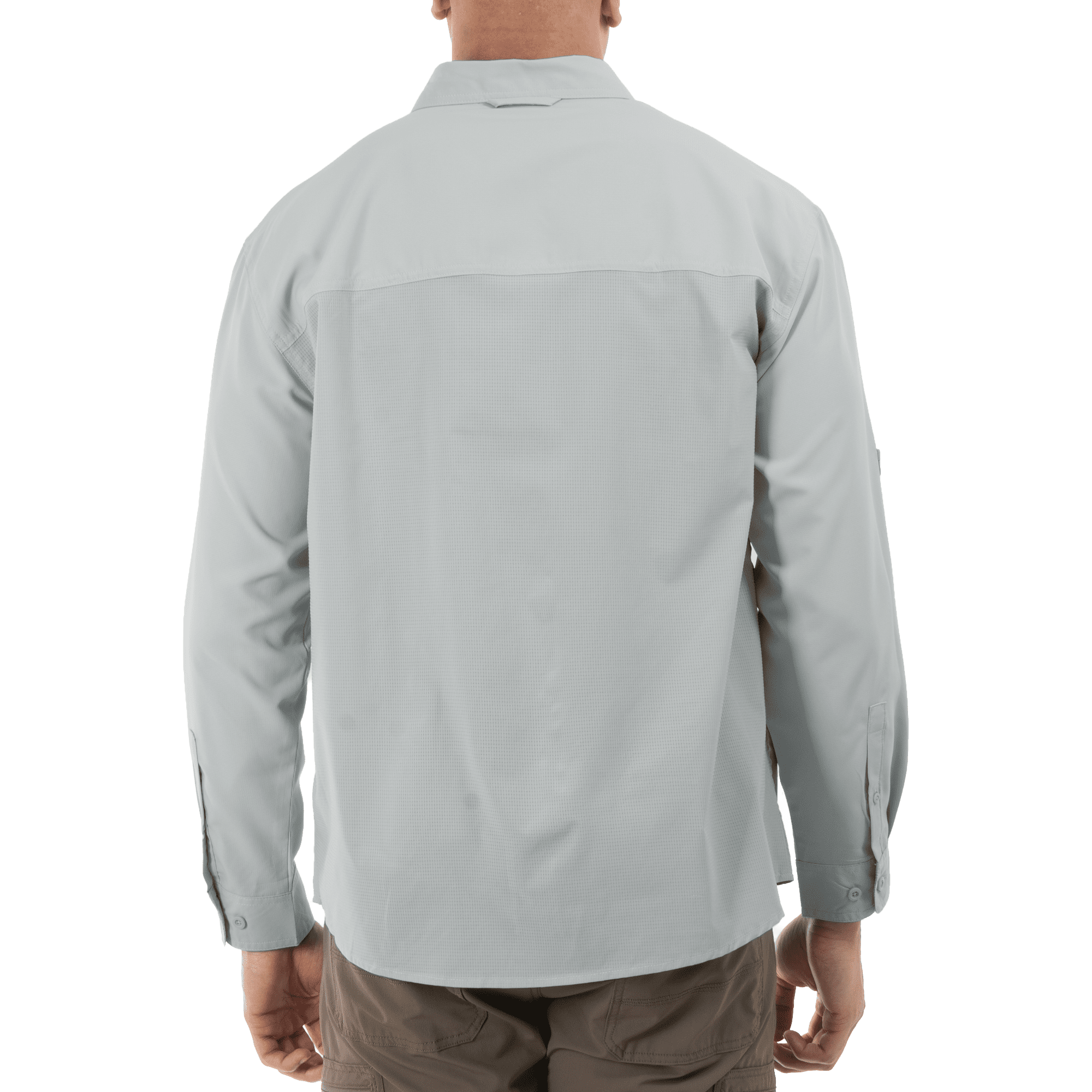 Realtree Men's Sleet Grey 2XL Long Sleeve Guide Shirt