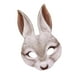 thumbnail image 5 of Máscara de conejo de media cara de Pascua Disfraz de Cosplay Novedad Adultos Sombrero Máscara de animal Máscara de cabeza para Mardi Gras , Blanco Hugo Cubierta de conejo, 5 of 9