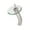 Brass, variant on Novatto GF-001CH-C-PUD Falls Vessel Faucet Smoke Colored Glass and Drain Set in Chrome