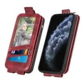 thumbnail image 3 of TECH CIRCLE phone case for iPhone11 pro,PU Leather  zipper Flip Folio Case Wallet with Card Slot,TPU Shockproof Inner Case Compatible with iPhone11 pro ,Red, 3 of 9