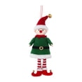 thumbnail image 2 of Colgante de muñeco de de Navidad, colgante de campana, adornos decorativos colgantes para árbol de Navidad, decoración navideña para recuerdos de verde, 2 of 10