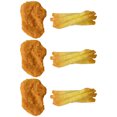 thumbnail image 5 of 6pcs Fake Chicken Nuggets French Fries Artificial Fried Cooked Food Model Food Sample, 5 of 5