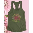 thumbnail image 3 of Mothers Day Lineart Cupcakes Racerback Tank Women -Image by Shutterstock, Female XX-Large, 3 of 4