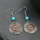 thumbnail image 5 of Jumpingount 1 par de pendientes de araña de estilo Retro, cuentas bohemias, colgantes de oreja, joyería elegante exagerada, accesorios de playa Ropa, zapatos y accesorios Miscelánea YS001, 5 of 6