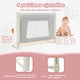 thumbnail image 5 of Barandilla para Cama Costway 150 cm Altura Regulable Levantamiento Vertical Doble Cierre de Seguridad Gris, 5 of 10