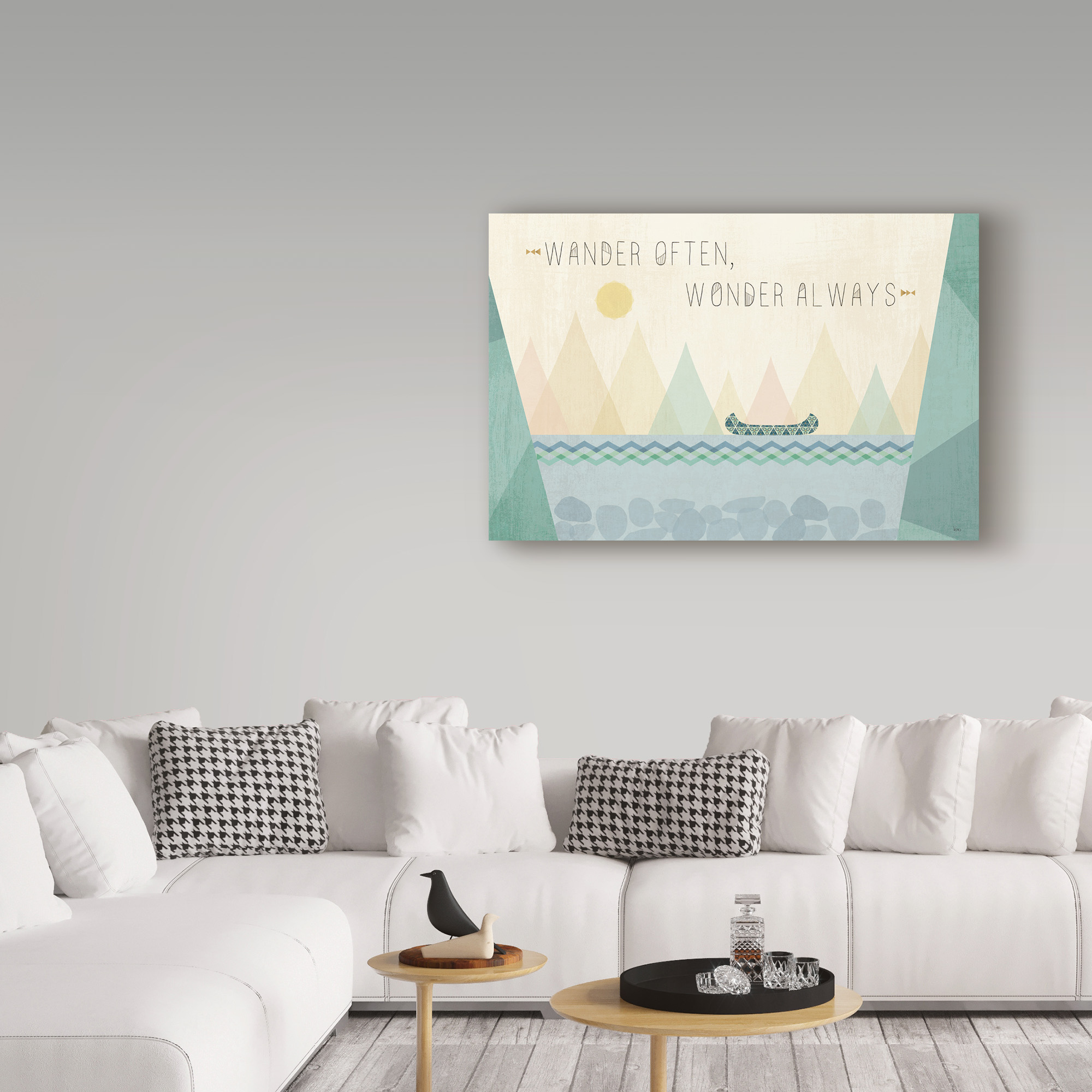 Trademark Fine Art 'Outdoor Geo I' Canvas Art by Veronique Charron