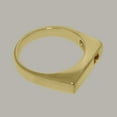 thumbnail image 4 of LBG British Made 10k Yellow Gold Citrine ring Mens Band Ring - 33 size options - Size 11.75, 4 of 6