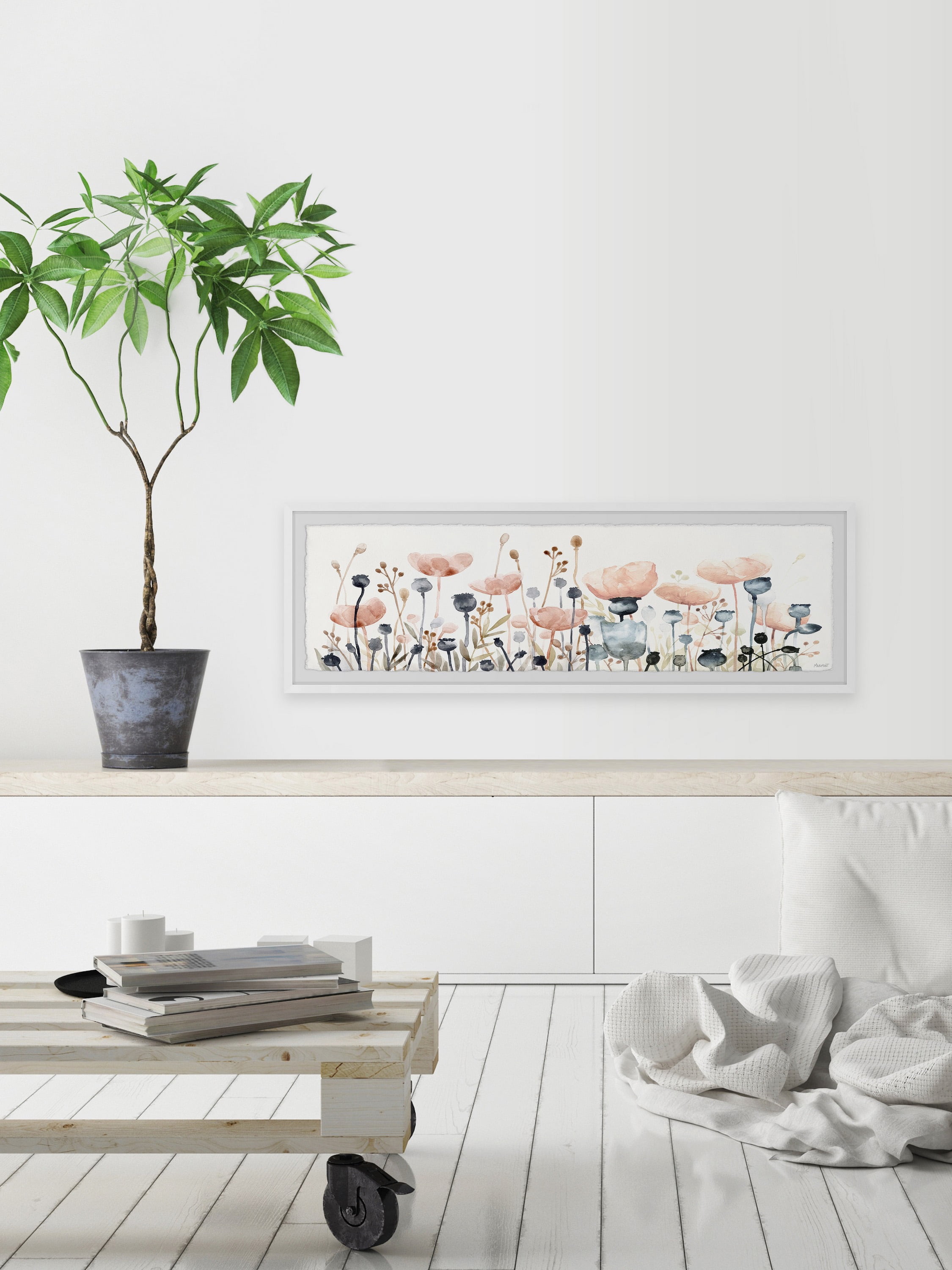 Marmont Hill Flowers and Buds Framed Wall Art
