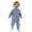 j-688Blue309, variant on HAYIMI Toddler Boys Girls Long Sleeve Solid Color Tops T Shirt Pants Outfit Sets Cozy Clothes Sets
