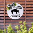 thumbnail image 5 of Amusing Dog Vomit Area Sign Wood Dog Vomit Sign for Homes, Pet Shops, and Vet Offices, 5 of 5