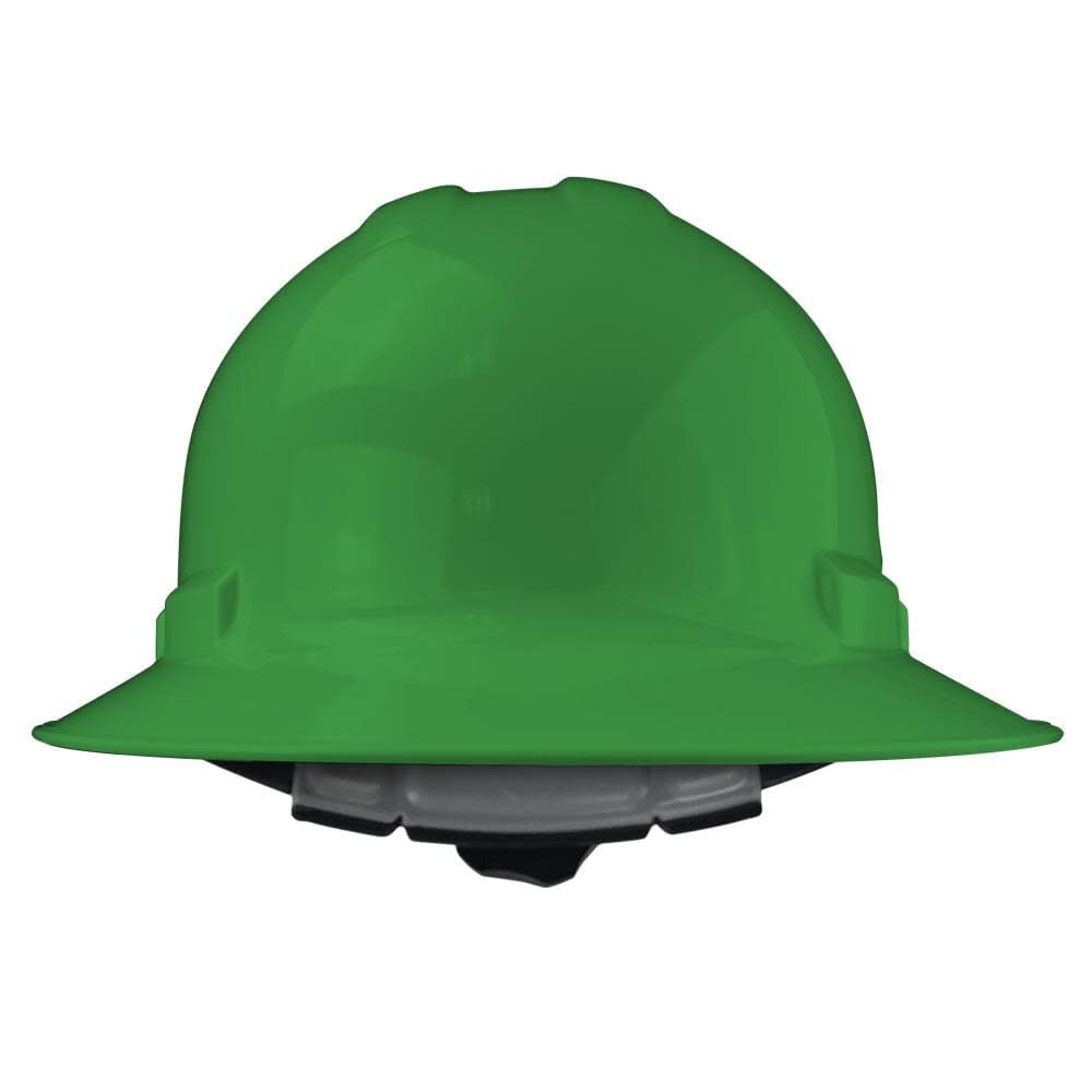 Radians Quartz™ Full Brim Hard Hat Green - QHR6-GREEN