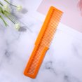 thumbnail image 4 of Peluquería Carbón Antiestático Peine Diente Ancho Cortapelos Peine (Naranja) Tmvgtek cuidado belleza, 4 of 9