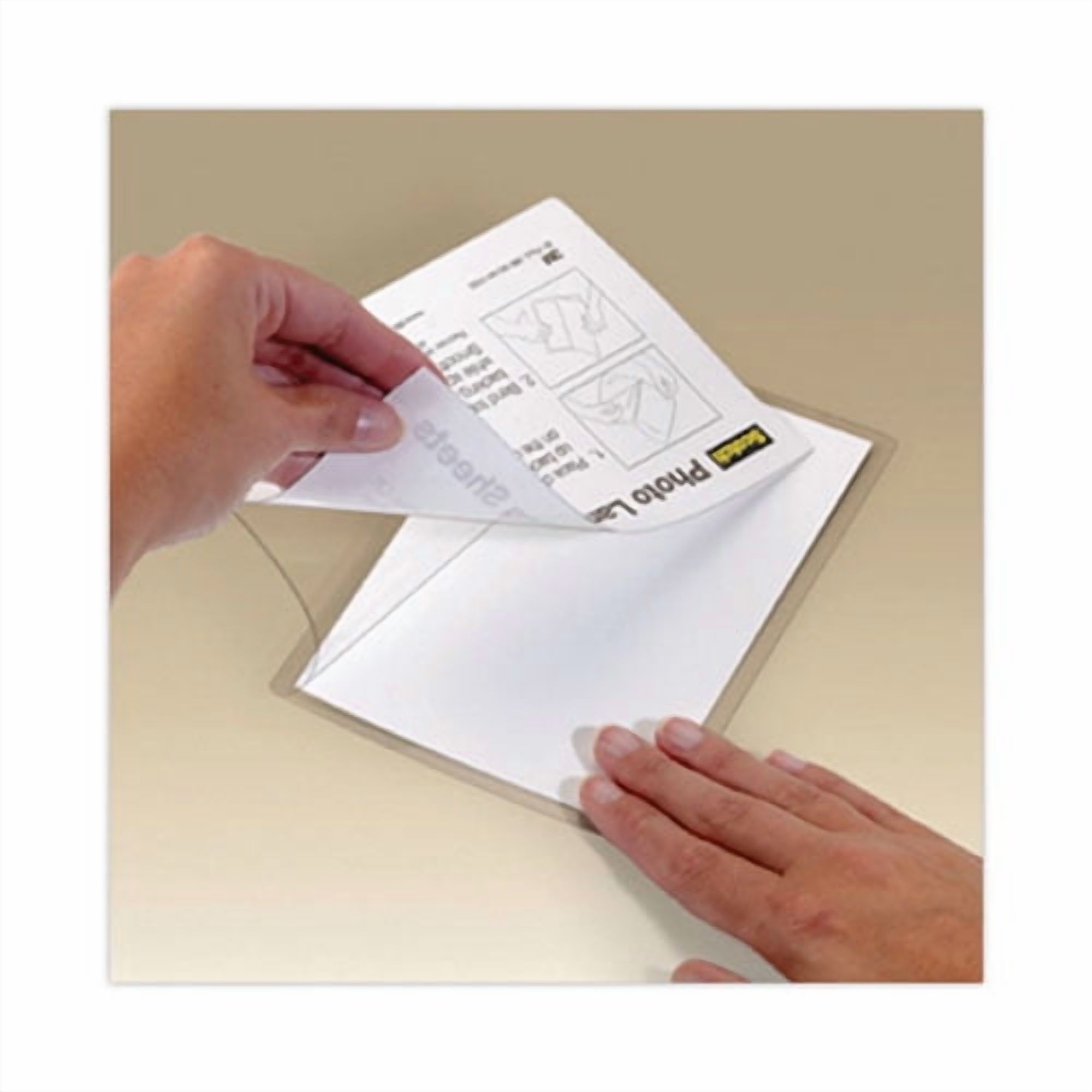 Self-Sealing Laminating Pouches, 9.5 Mil, 9" X 11.5", Gloss Clear, 25/pack | Bundle of 2 Packs