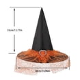 thumbnail image 3 of LYHaoo Toddler Kids Witch Hat Lace Headdress Hat Halloween Witch Hats for Costume Party Dress Up, 3 of 4