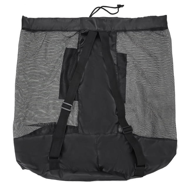 Mesh Bag Adjustable Drawstring Soccer Storage Bags Waterproof Sports Ball Pack Volleyball Football Pocket, Small