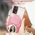 thumbnail image 5 of Kickstand Case for OPPO A93 5G Cover Soft TPU Silicone Phone Case with Luxury Magnetic Mirror Stand Shell for Women Men Anti-Fall Protective Cover Compatible with OPPO A93 5G Case, 5 of 7