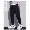 thumbnail image 3 of Pantalones deportivos casuales gruesos con forro polar para otoño e invierno, leggings deportivos holgados y cálidos de moda para hombre, pantalones harén versátiles, 3 of 5