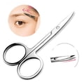 thumbnail image 6 of EXLEAF 2026 New Cosmetic Scissors Beauty Tools Small Scissors,Safe Round Nose Hair Scissors,Curved Pointed Eyebrow Trimming Scissors, 6 of 7