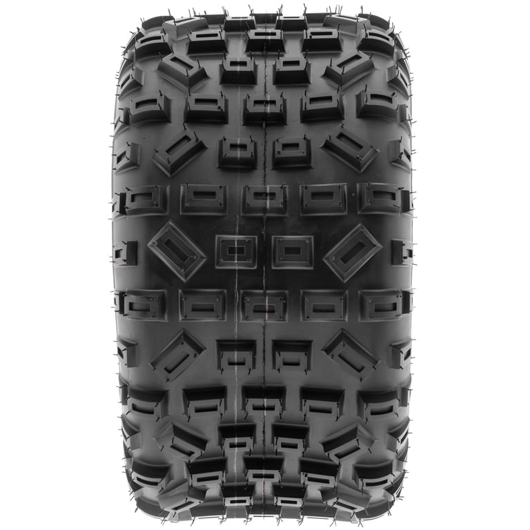SunF A021 Hardpack/Street ATV Tire 25x10-12 6-PR Tubeless - Single Tire