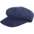 thumbnail image 2 of LinYooLi Newsboy Hats for Women Summer Breathable Mesh Straw Beret Adjustable Artist Painter Octagonal Caps Visor Beach Hat, 2 of 8