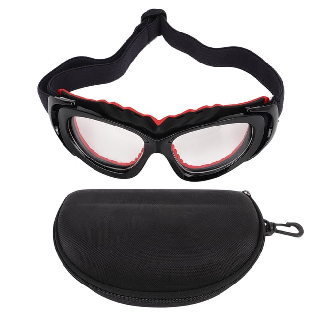 Gafas deportivas de seguridad para baloncesto, fútbol, golf, protección deportiva para hombres y mujeres, color negro y rojo.
