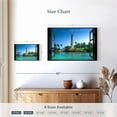 thumbnail image 4 of Elephant Stock Outdoor Lighthouse Wall Art - Horizontal Canvas Wall Art - Living Room Wall Decor - Nautical Canvas - Blue And Turquoise Decor - 12" x 8", 4 of 8