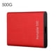 thumbnail image 5 of Unidad de estado sólido disco externo 1T 500G tarjeta de memoria exquisita superficie lisa a prueba de golpes dulce regalo aleación de aluminio Estaciones de acoplamiento para portátiles Rojo/500G, 5 of 5