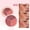 B, variant on Costeam Three Color Blush Palette Powder Blush Set for Natural Cheek Flush,Buildable Pigment for Light and Full Coverage Looks