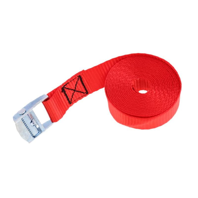 Heavy Duty Metal Cam Buckle Tie Down Straps Roof Racks Trailers 25mm x