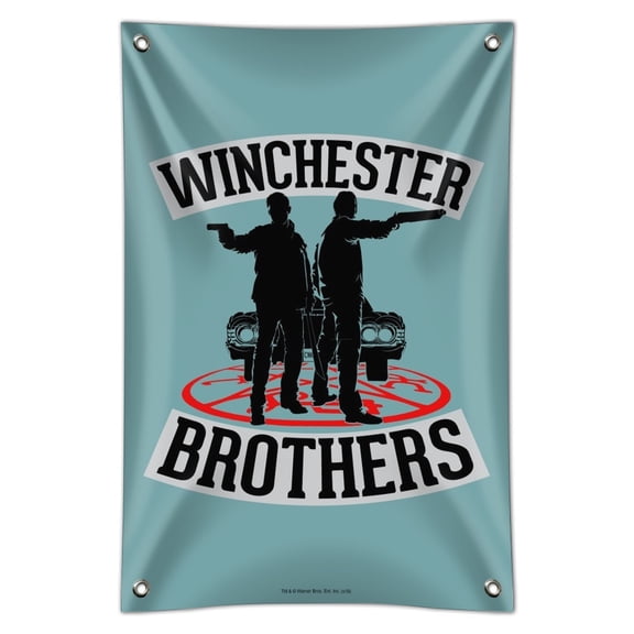 Supernatural Winchester Brothers Home Business Office Sign
